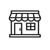 outline bold icon small building-1